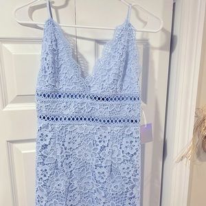 Blue Lace Dress